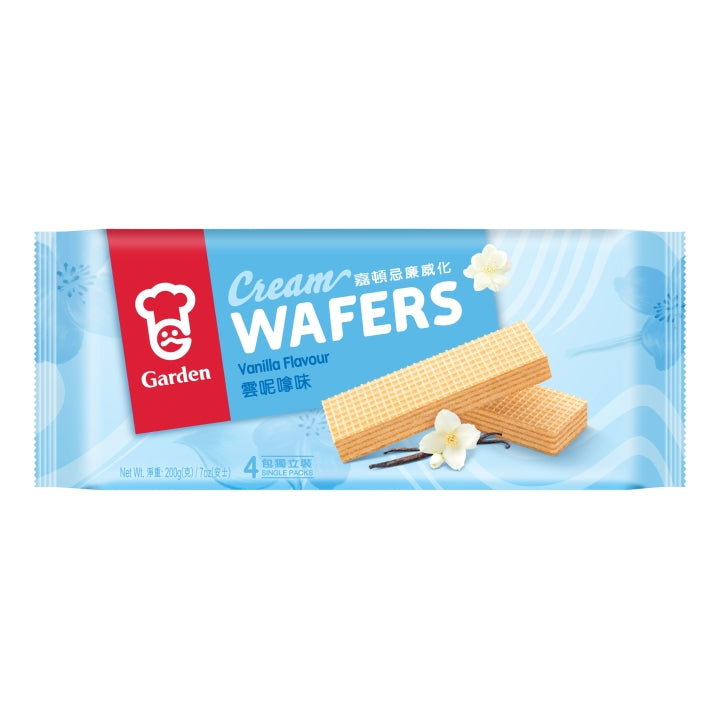 Garden Cream Wafers - Vanilla Flavor
