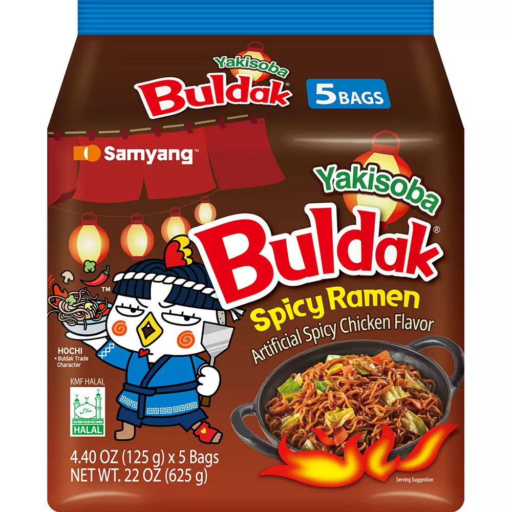 Buldak Yakisoba Stir-Fried Spicy Ramen